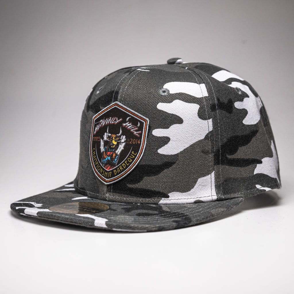 Grey Camo Flat Brim