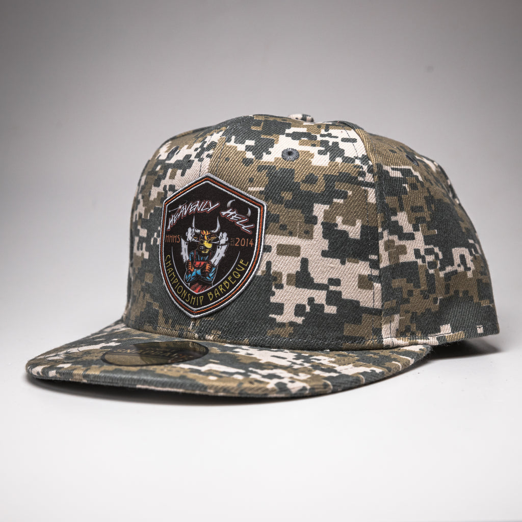 Digital Camo Flat Brim