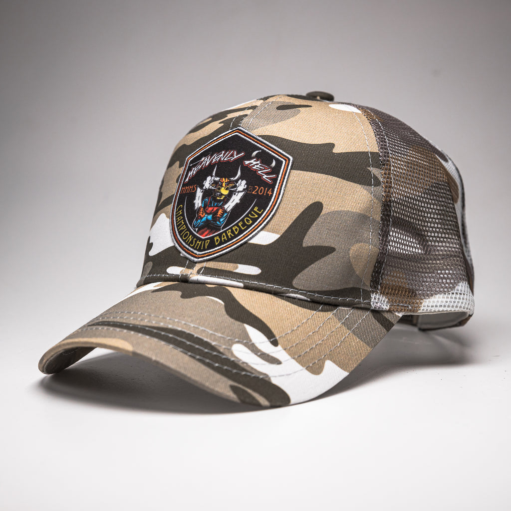 Desert Grey Camo Curve Brim